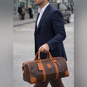 Celine Macadam Boston/Duffle Bag with COA